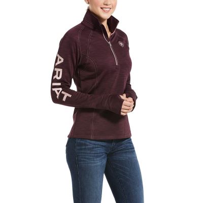 Ariat Tek Team - Sweater DonkerBordeaux Dames - 17110-577